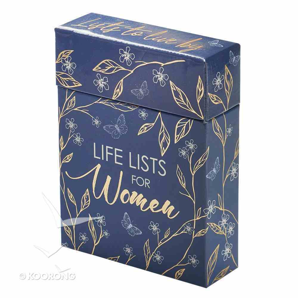 Boxed Cards: Life Lists For Women Box