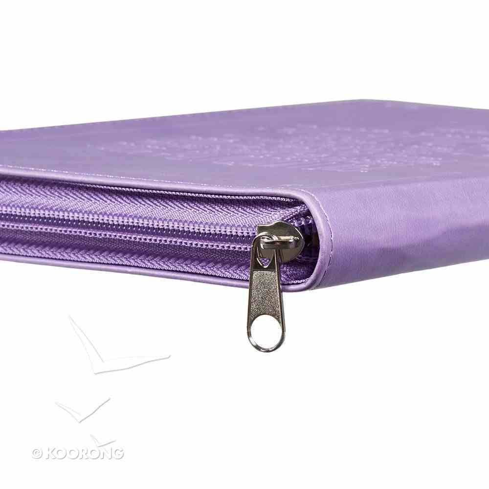 Journal With Zip Closure: I Know the Plans, Purple Imitation Leather