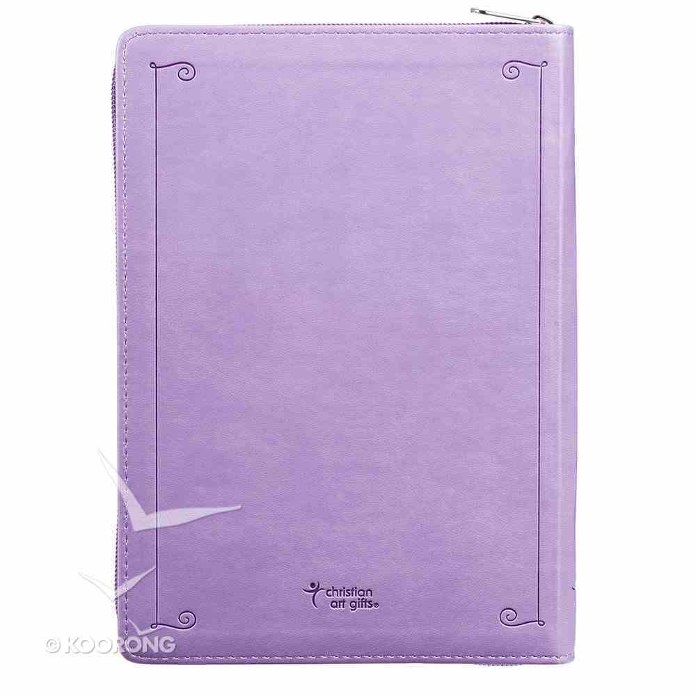 Journal With Zip Closure: I Know the Plans, Purple Imitation Leather