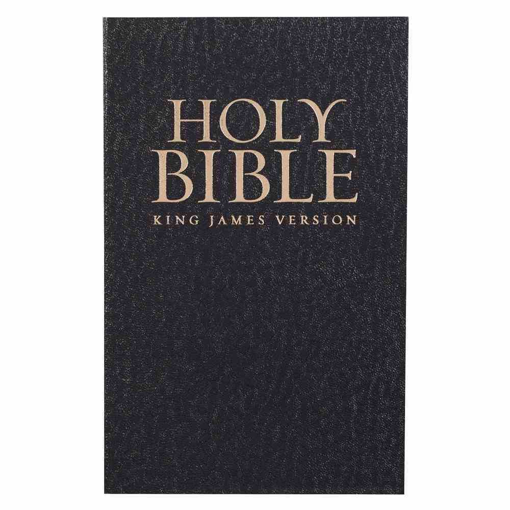 KJV Gift & Award Bible Black (Black Letter Edition) Paperback