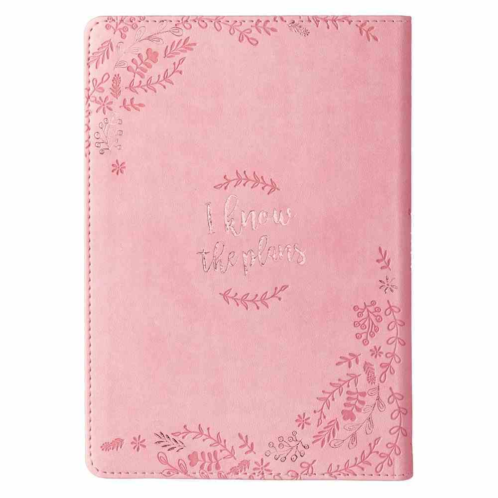 Journal: I Know the Plans I Have For You, Pink, Slimline Imitation Leather