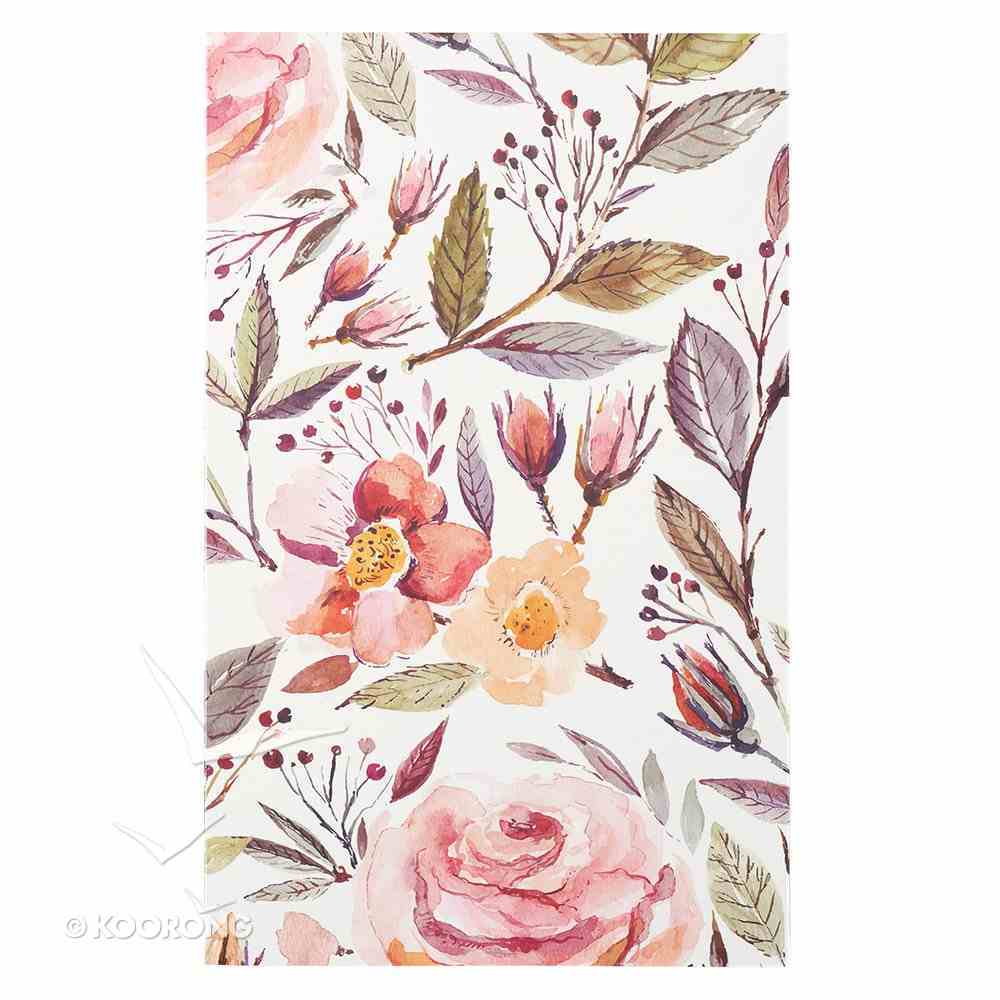 Journal: Strength & Dignity Rose/Floral Flexi Back