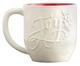 Ceramic Christmas Mug: Joy, Embossed Detail on Front (1 Samuel 2:1 On Back) Homeware - Thumbnail 0