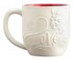 Ceramic Christmas Mug: Love, Embossed Detail on Front (1 John 4:7 On Back) Homeware - Thumbnail 0
