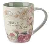Ceramic Mugs 325ml: Floral Inspirations (Set Of 4) Homeware - Thumbnail 4