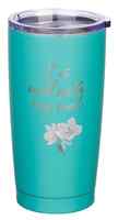 Stainless Steel Mug : It is Well, Teal (591ml) (It Is Well Collection) Homeware - Thumbnail 0