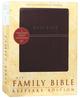 NIV Family Bible Keepsake Edition Burgundy (Red Letter Edition) Premium Imitation Leather - Thumbnail 1