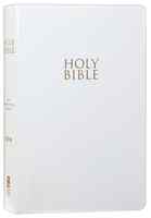 NIV Gift and Award Bible White (Red Letter Edition) Imitation Leather - Thumbnail 0