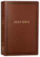 NIV Holy Bible Soft Touch Edition Brown (Black Letter Edition) Premium Imitation Leather - Thumbnail 0