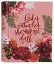 NIV Artisan Collection Bible Pink Floral (Red Letter Edition) Hardback - Thumbnail 2