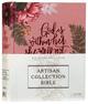 NIV Artisan Collection Bible Pink Floral (Red Letter Edition) Hardback - Thumbnail 0