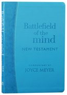 Amp Battlefield of the Mind New Testament Arcadia Blue Bonded Leather