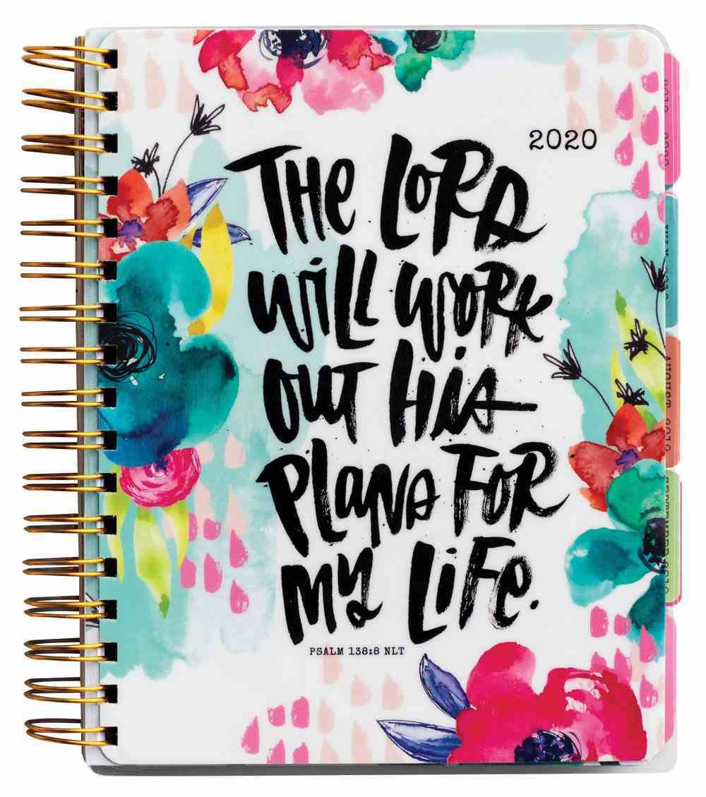2020 18-Month Agenda Diary/Planner: His Plans, Gold Foil Spiral