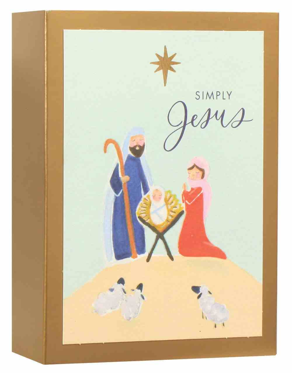 Christmas Match Boxed Cards: Manger (Matthew 1:21 Kjv) Cards