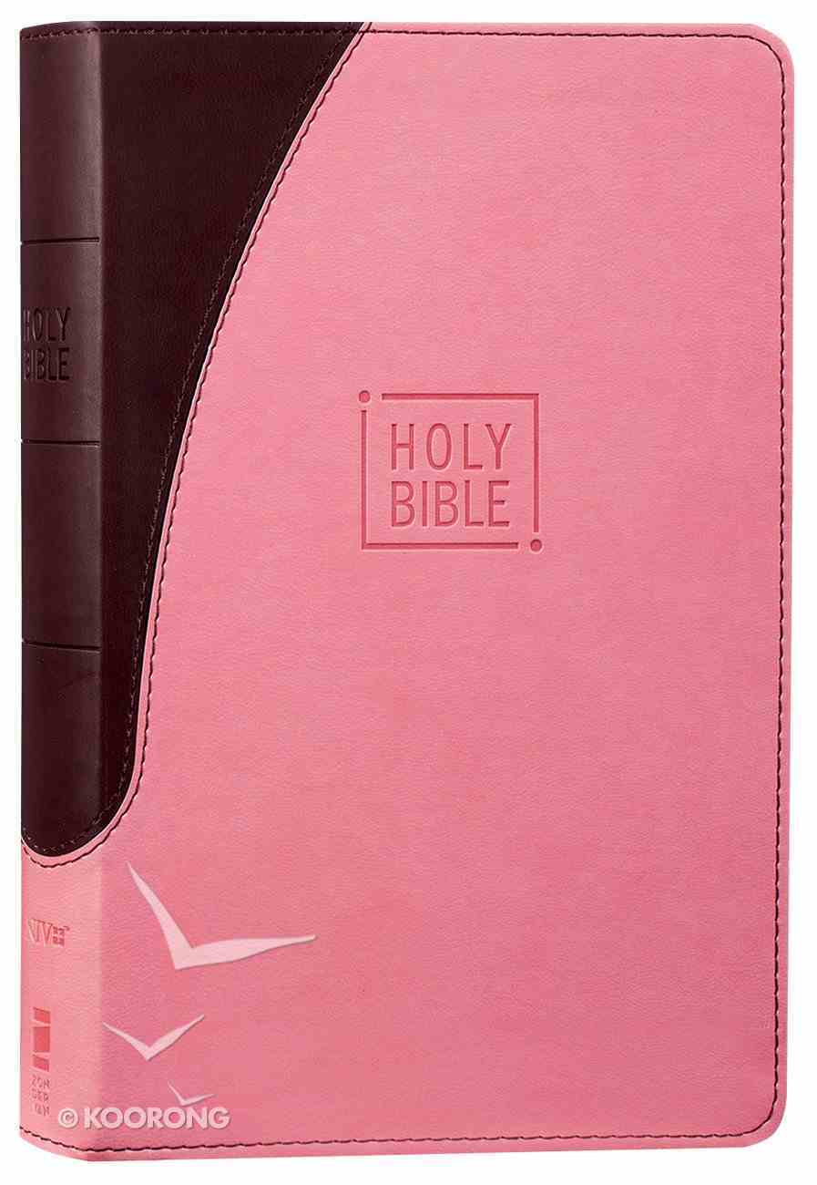 NIV Premium Gift Bible Pink/Brown (Red Letter Edition) Premium Imitation Leather