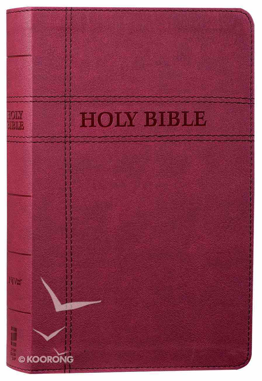NIV Premium Gift Bible Burgundy (Red Letter Edition) Premium Imitation Leather