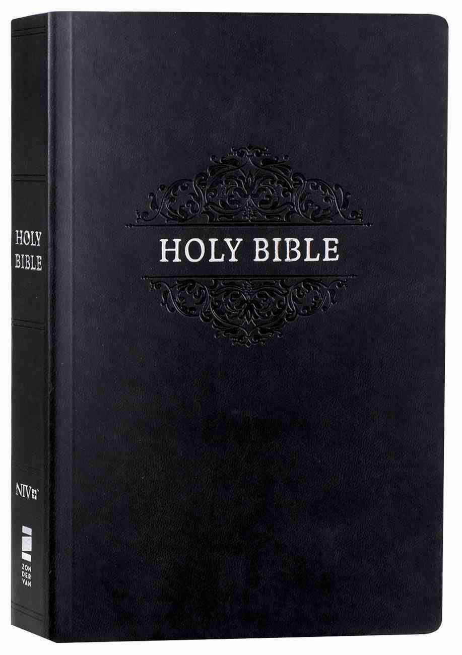 NIV Holy Bible Soft Touch Edition Black (Black Letter Edition) Premium Imitation Leather