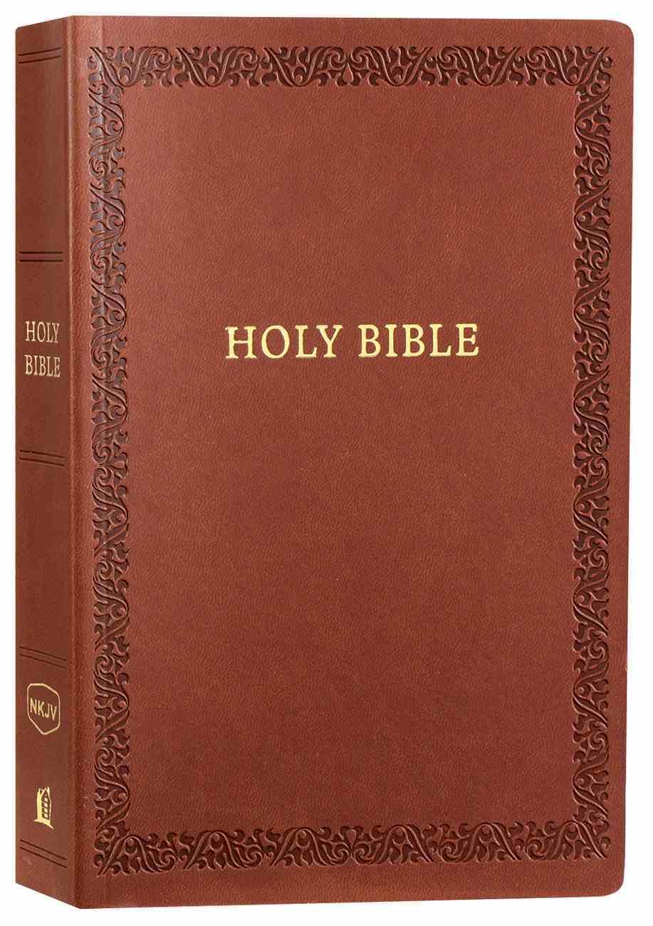 NKJV Holy Bible Soft Touch Edition Brown (Black Letter Edition) | Koorong