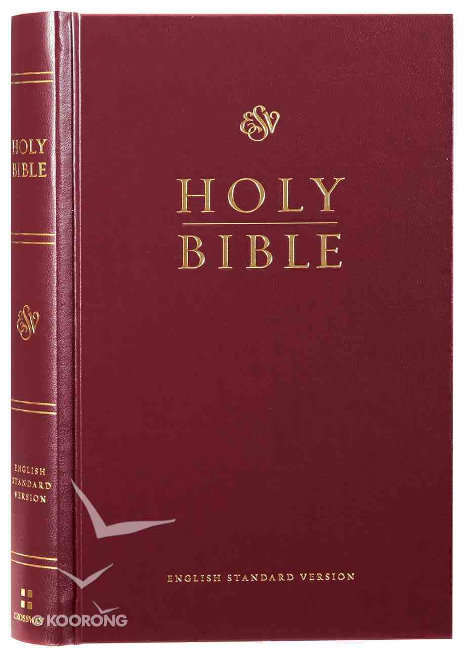 ESV Pew Bible Burgundy (Black Letter Edition) Hardback