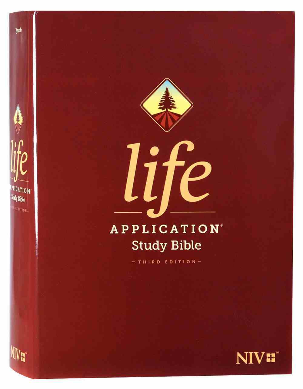 NIV Life Application Study Bible 3rd Edition (Red Letter Edition) Hardback