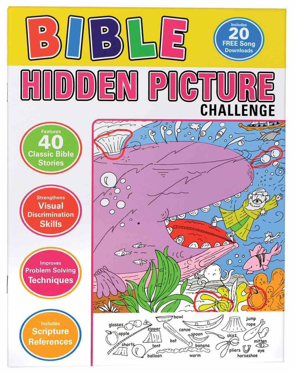 Bible Hidden Picture Challenge Paperback