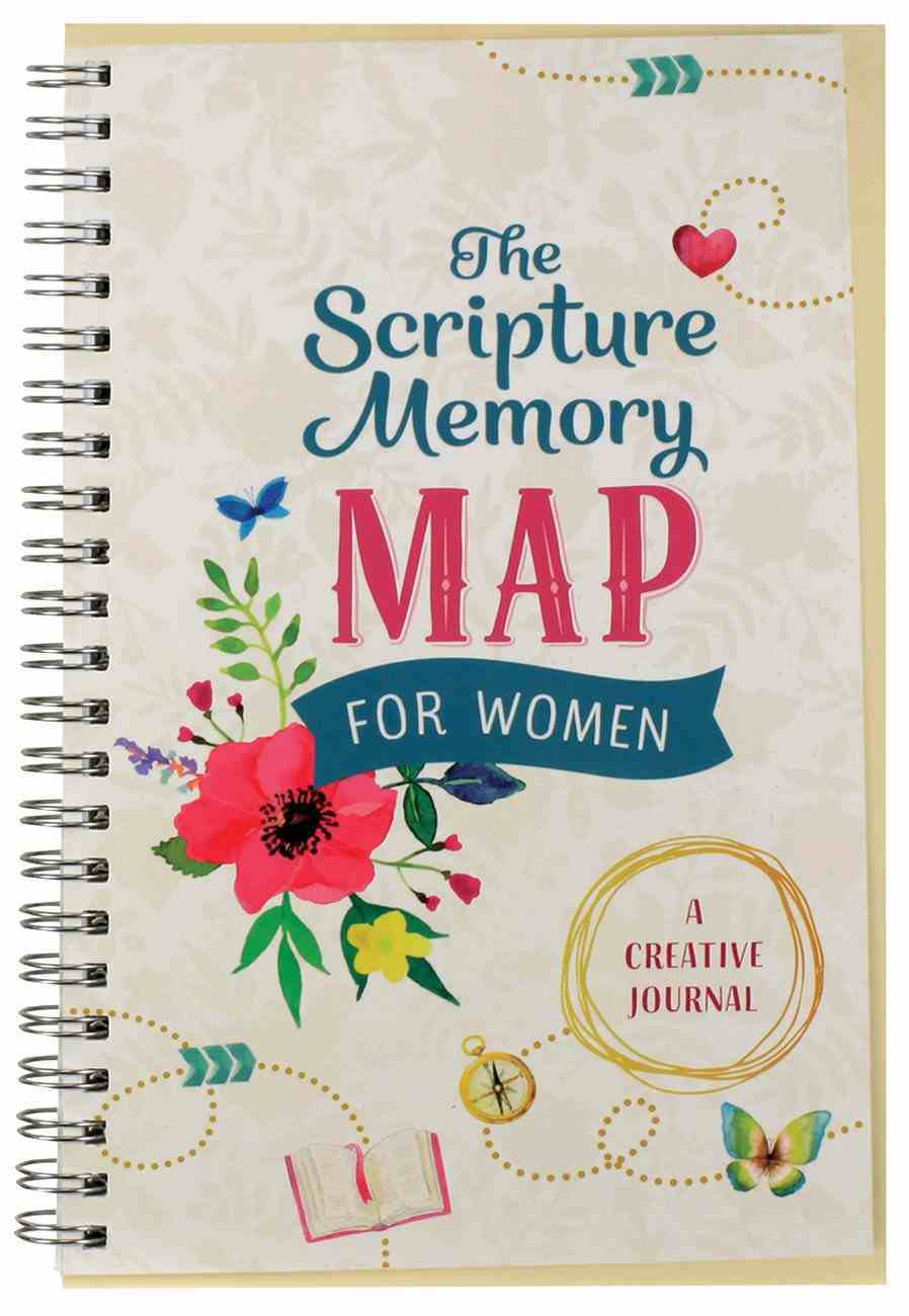 Journal: Scripture Memory Map For Women: A Creative Journal Spiral