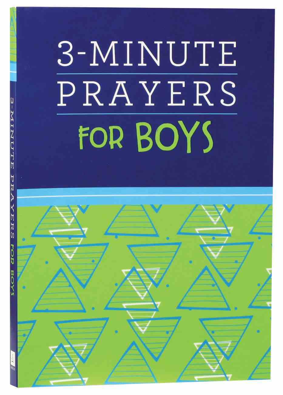 3-Minute Prayers For Boys Paperback