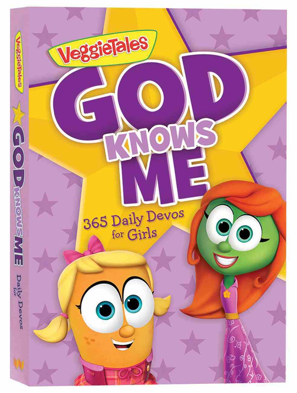 God Knows Me: 365 Daily Devos For Girls (Veggie Tales (Veggietales) Series) Paperback