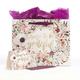 Gift Bag With Card: Grateful, Purple Floral Stationery - Thumbnail 0