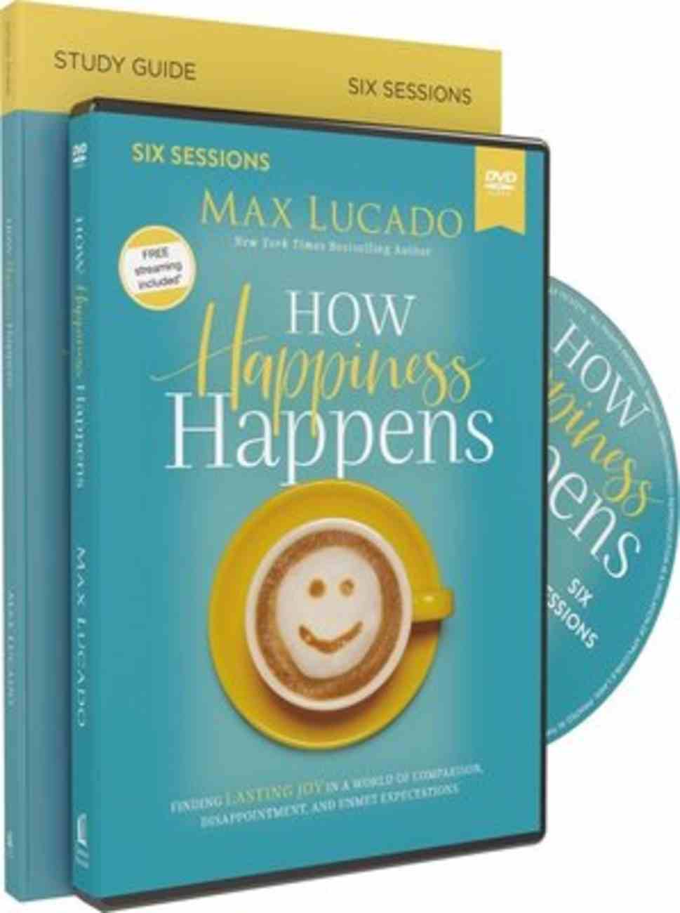 How Happiness Happens: Finding Lasting Joy in a World of Comparison, Disappointment, and Unmet Expectations (Study Guide With Dvd) Pack/Kit