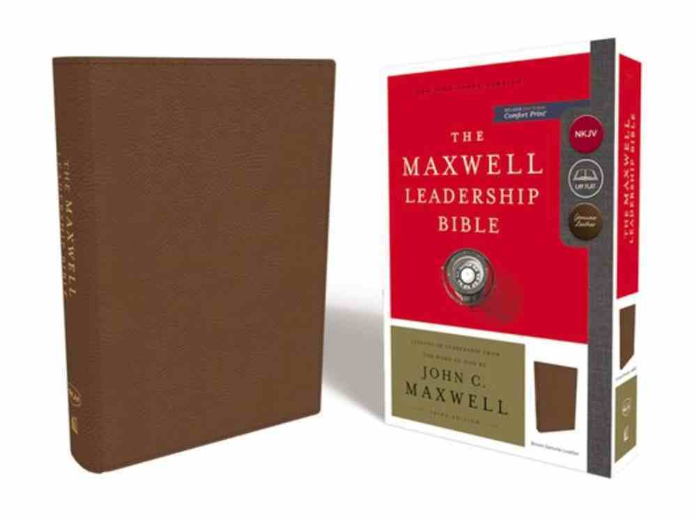 Nkjv Maxwell Leadership Bible Brown Third Edition By John C Maxwell