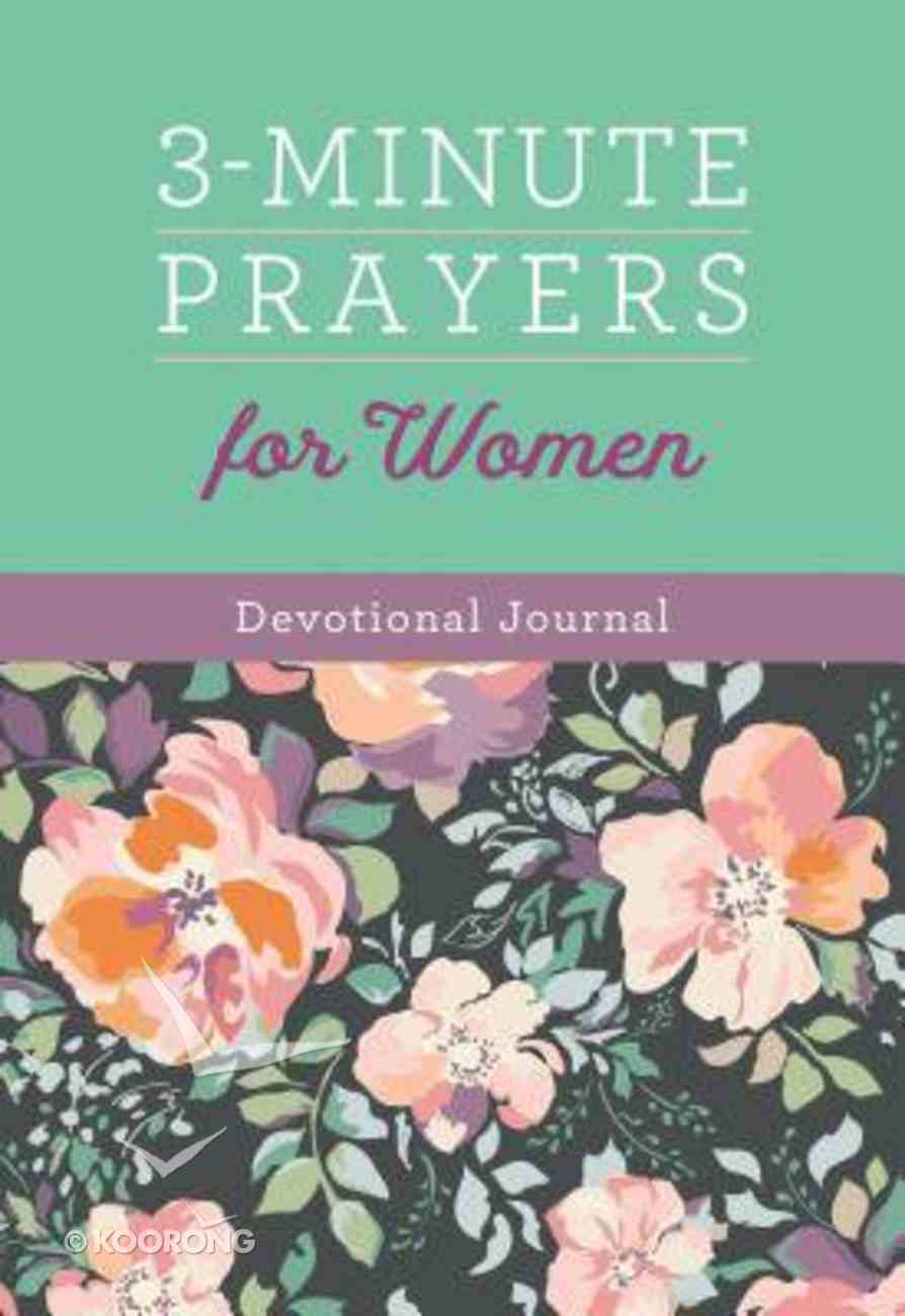 3-Minute Prayers For Women Devotional Journal Spiral