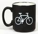 Ceramic Mug the Great Outdoors: Bicycle, Joshua 1:9, Black/White Homeware - Thumbnail 1