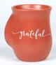Ceramic Handwarmer Mug: Grateful, Orange, Psalm 4:7 Homeware - Thumbnail 0