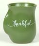 Ceramic Handwarmer Mug: Thankful, Green, Ephesians 1:16 Homeware - Thumbnail 0