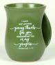 Ceramic Handwarmer Mug: Thankful, Green, Ephesians 1:16 Homeware - Thumbnail 1