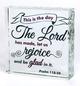 Scripture Glass Plaque: This is the Day the Lord Has Made.... (Psalm 118:24) Plaque - Thumbnail 1