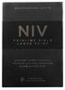 NIV Thinline Bible Large Print Black Premier Collection (Black Letter Edition) Genuine Leather - Thumbnail 0