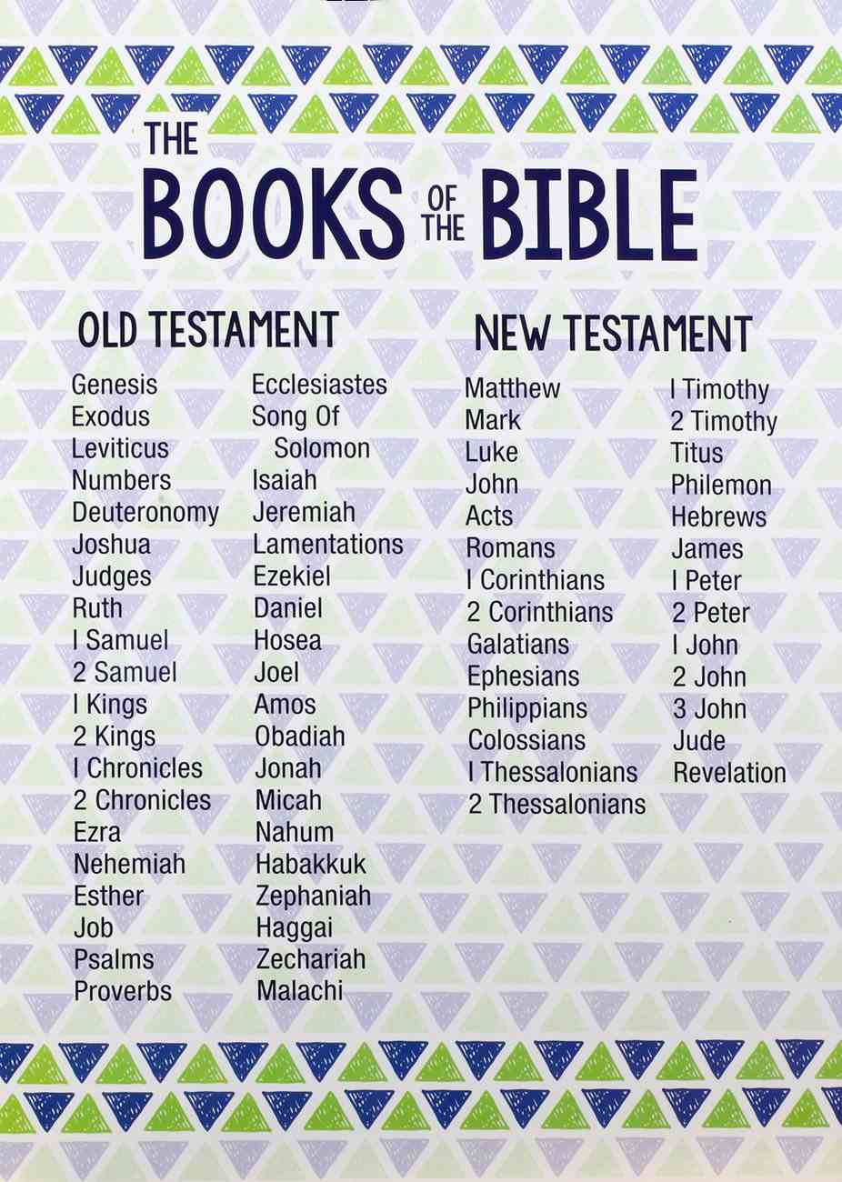 Books Of The Bible Printable
