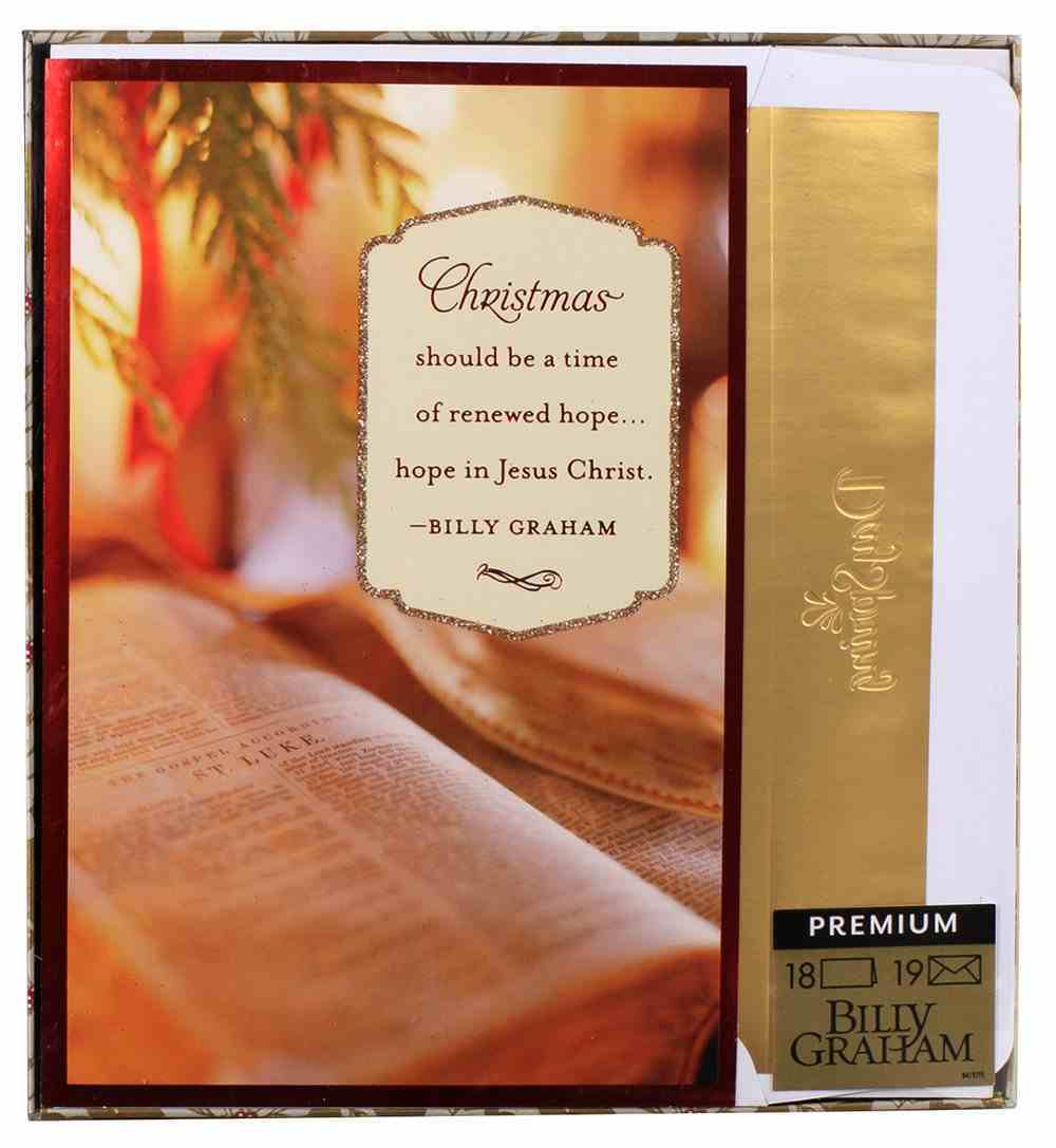 Christmas Premium Boxed Cards: A Time of Renewed Hope (James 1:17 Kjv) Cards