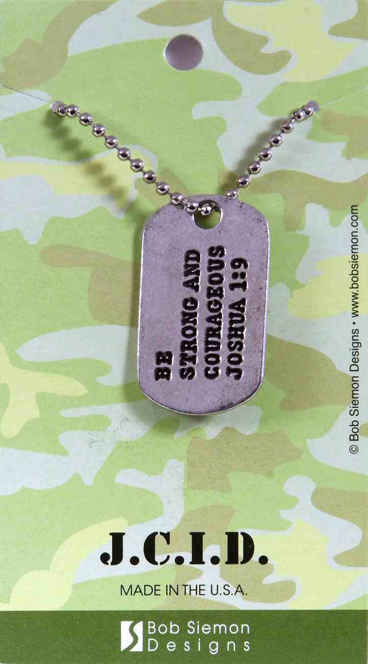 Necklace: J.C.I.D. Be Strong & Courageous... (Joshua 1:9) Jewellery