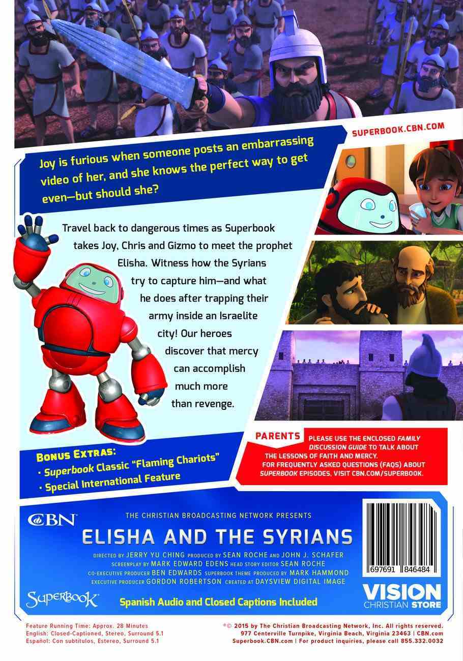 Elisha and the Syrians (#09 in Superbook Dvd Series Season 3) DVD