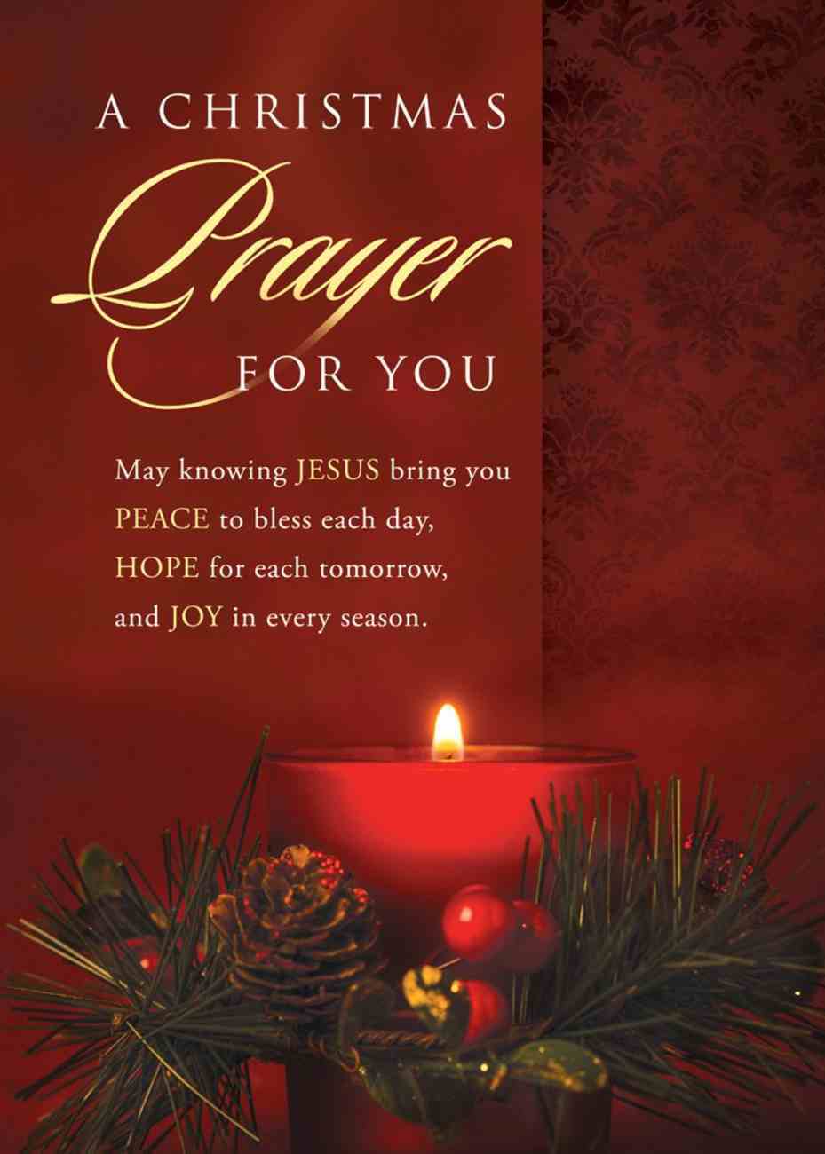Christmas Boxed Cards: Christmas Prayer For You, (Luke 2:10 Kjv) Box