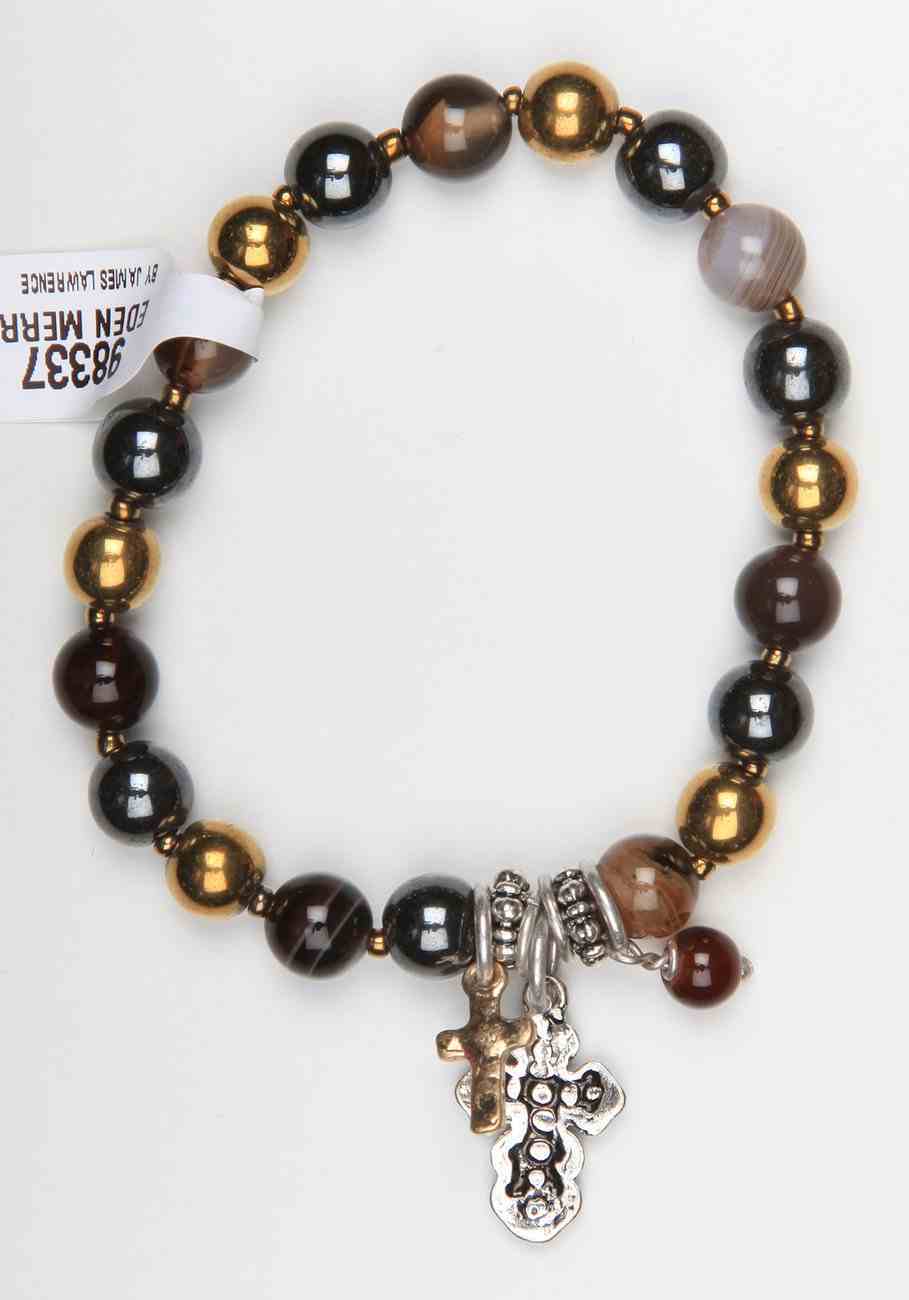Story Bracelet: Stretchable, Semi-Precious Stones, 20Cm Jewellery