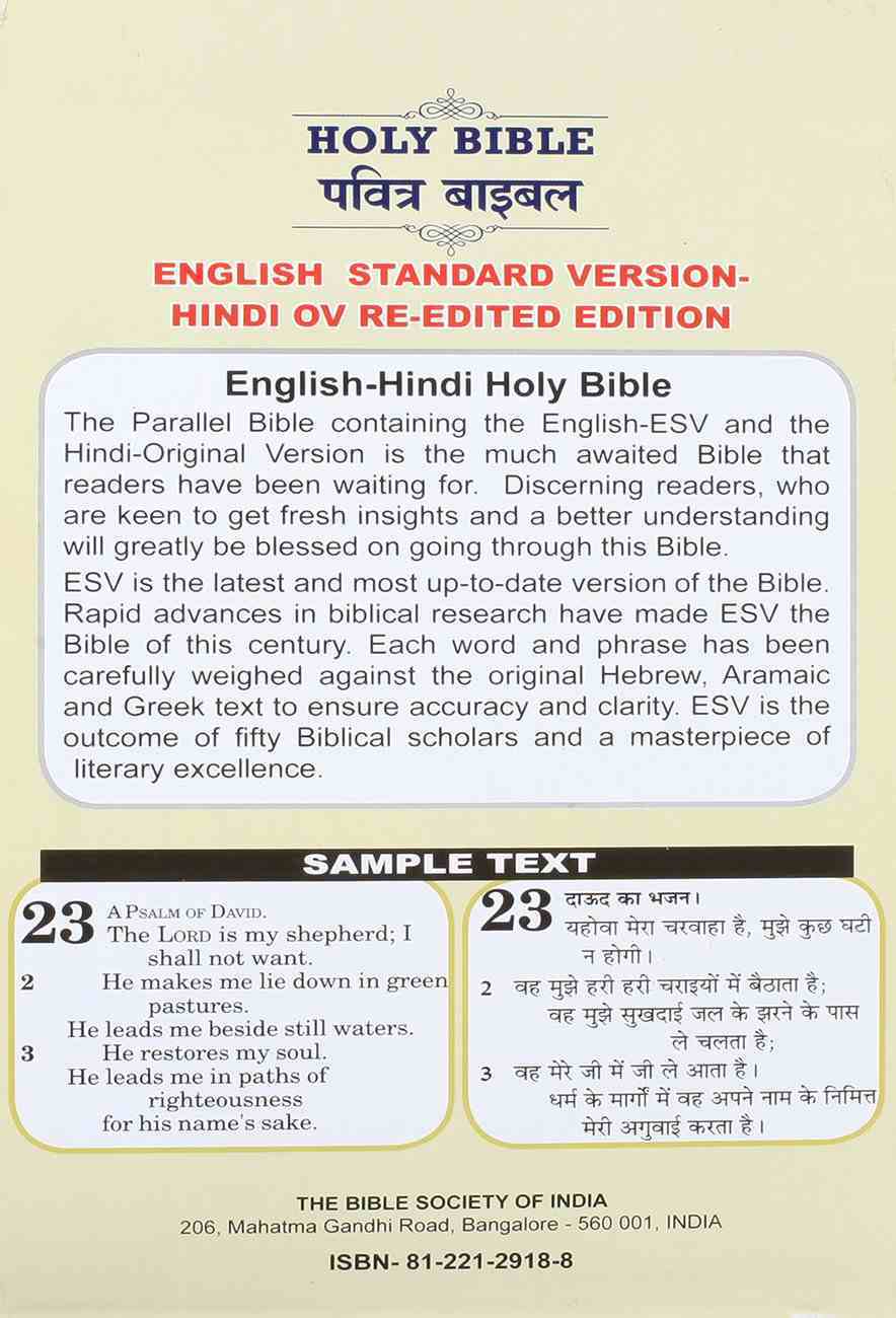 Hindi/English Diglot Bible Vinyl