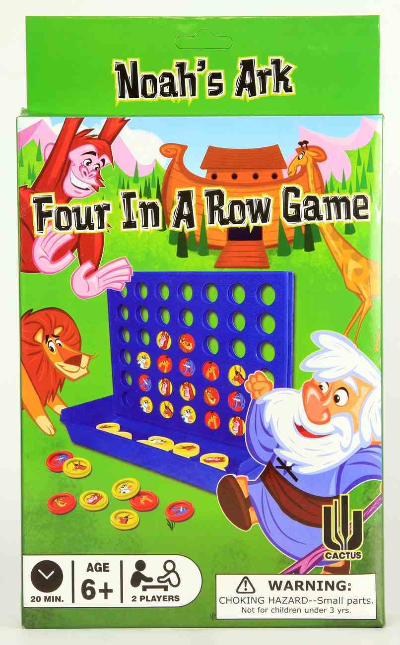 Board Game: 4 in a Row (Noah's Ark) Game