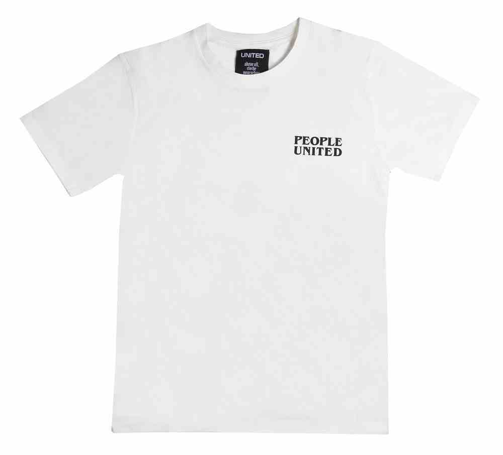 T-Shirt: People United Medium White Soft Goods