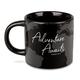 Ceramic Mug: Adventure Awaits, Black/White (Psalm 20:4) Homeware - Thumbnail 0