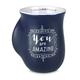 Ceramic Handwarmer Mug: Affirmed You Are Amazing, Navy/White (Prov 31:25) Homeware - Thumbnail 0