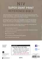 NIV Super Giant Print Reference Bible Gray (Red Letter Edition) Premium Imitation Leather - Thumbnail 1